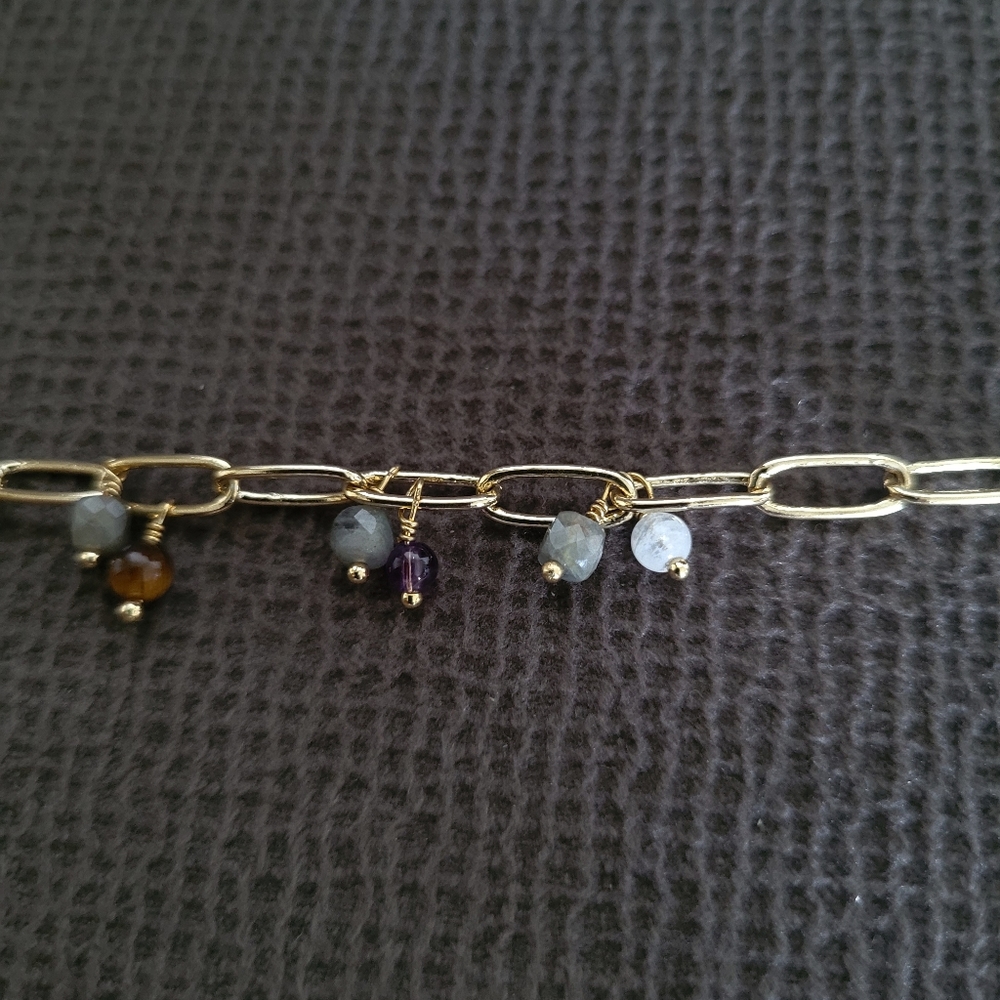 ✨️HP✨️ Luna🌙 Norte Multiple Gemstone Bead Bracelet - NIB - Picture 7 of 16